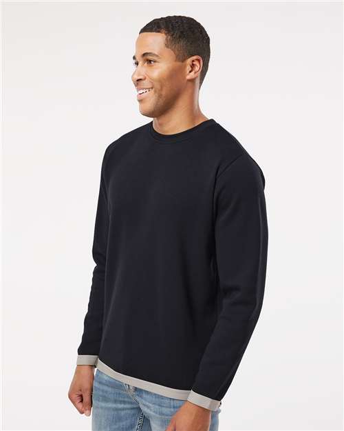 Black/ Titanium The Statement Fleece Crewneck Sweatshirt - 6789
