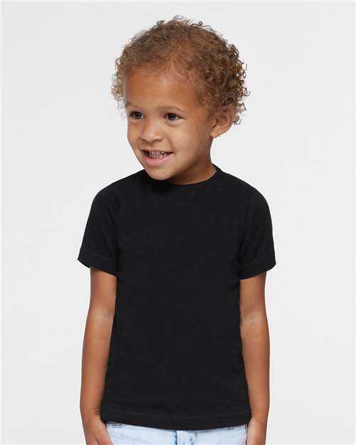 Black Toddler Fine Jersey Tee - 3321