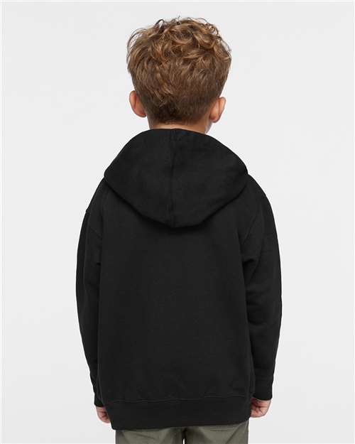 Black Toddler Full-Zip Fleece Hoodie - 3346