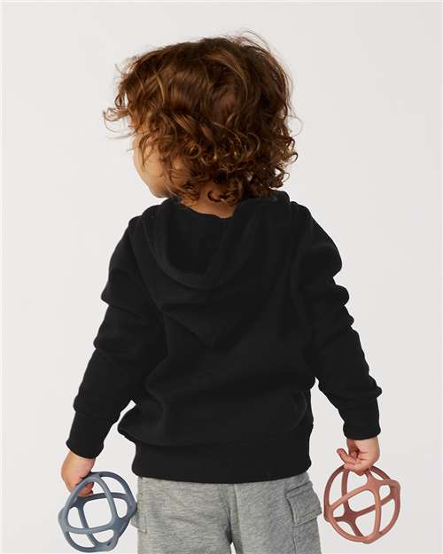 Black Toddler Special Blend Hooded Raglan Sweatshirt - PRM10TSB