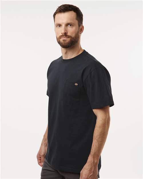 Black Traditional Heavyweight T-Shirt - WS50-D