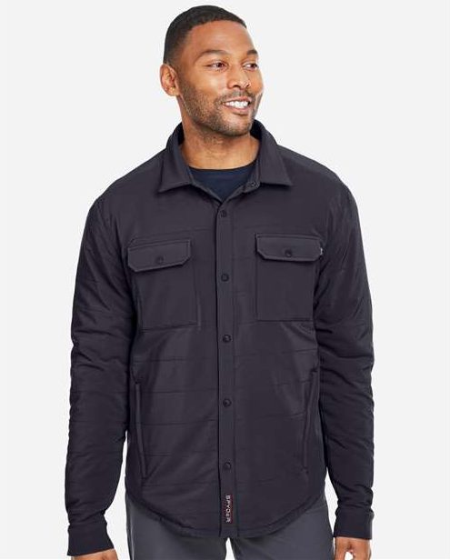 Black Transit Shirt Jacket - S17030