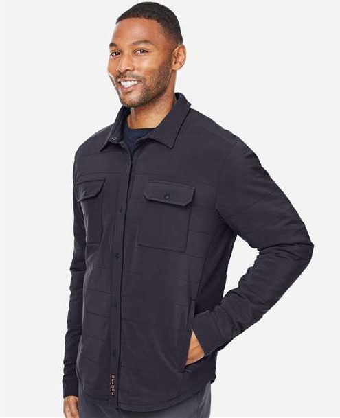 Black Transit Shirt Jacket - S17030
