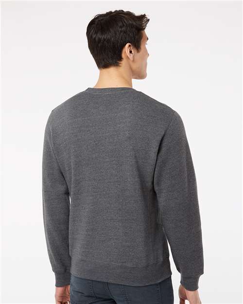 Black Triblend Triblend Fleece Crewneck Sweatshirt - 8870