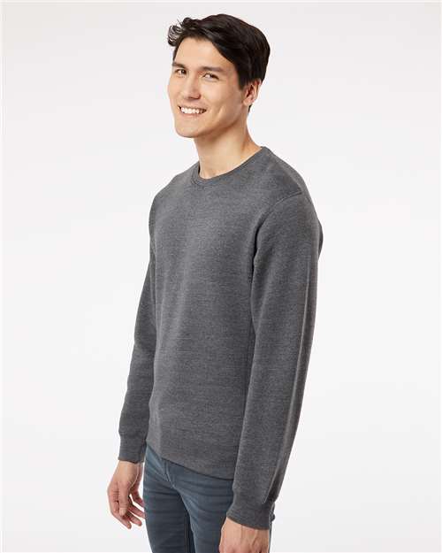Black Triblend Triblend Fleece Crewneck Sweatshirt - 8870