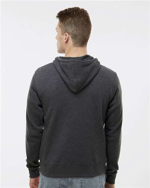 Black Triblend Triblend Full-Zip Hooded Sweatshirt - 8872