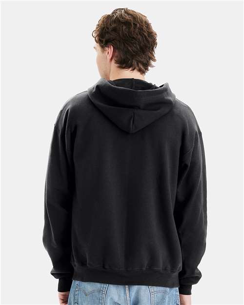 Black Ultimate Cotton® Full-Zip Hooded Sweatshirt - F280