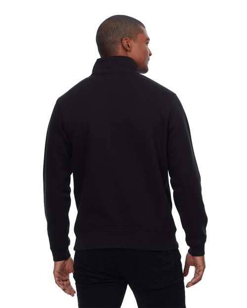 Black Ultimate Fleece Quarter-Zip Sweatshirt - 320Q