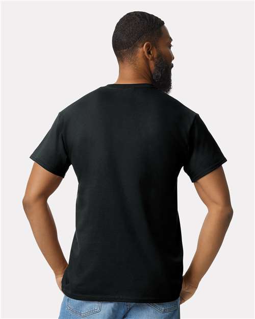 Black Ultra Cotton® Pocket T-Shirt - 2300