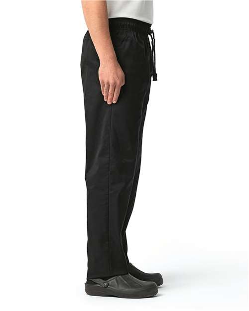 Black Unisex Chef's Select Slim Leg Pant - RP554