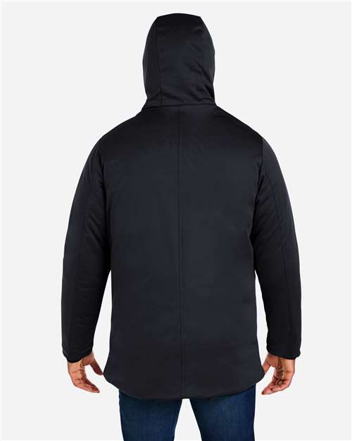 Black Unisex Techno Lite Flat-Fill Insulated Jacket - CE715