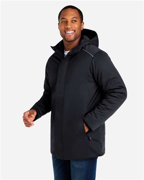 Black Unisex Techno Lite Flat-Fill Insulated Jacket - CE715