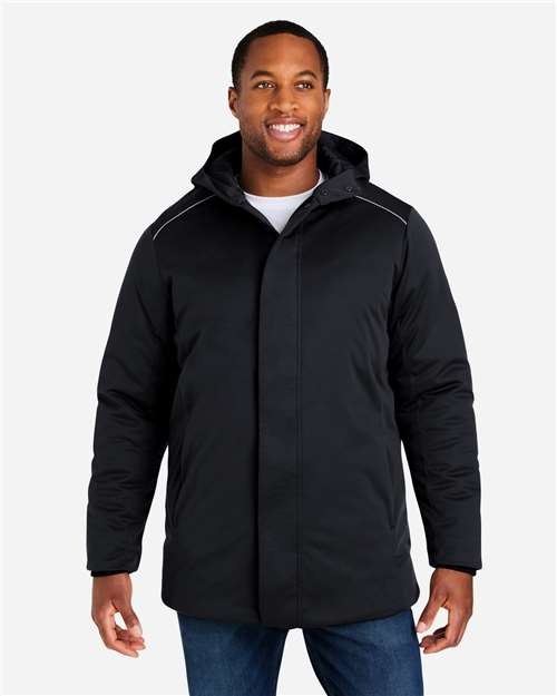 Black Unisex Techno Lite Flat-Fill Insulated Jacket - CE715