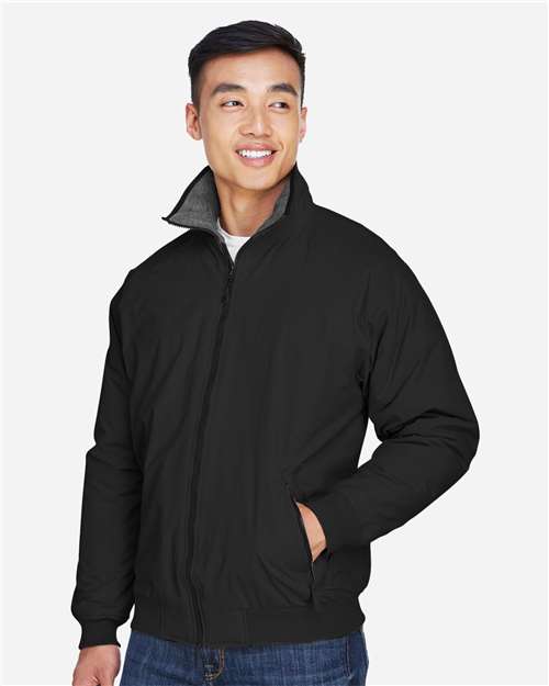 Black Unisex Three Season Classic Jacket - D700