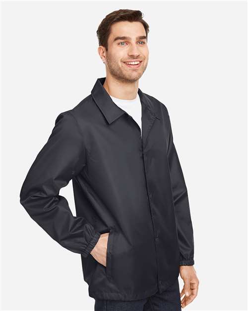 Black Unisex Zone Protect Coaches Jacket - TT75