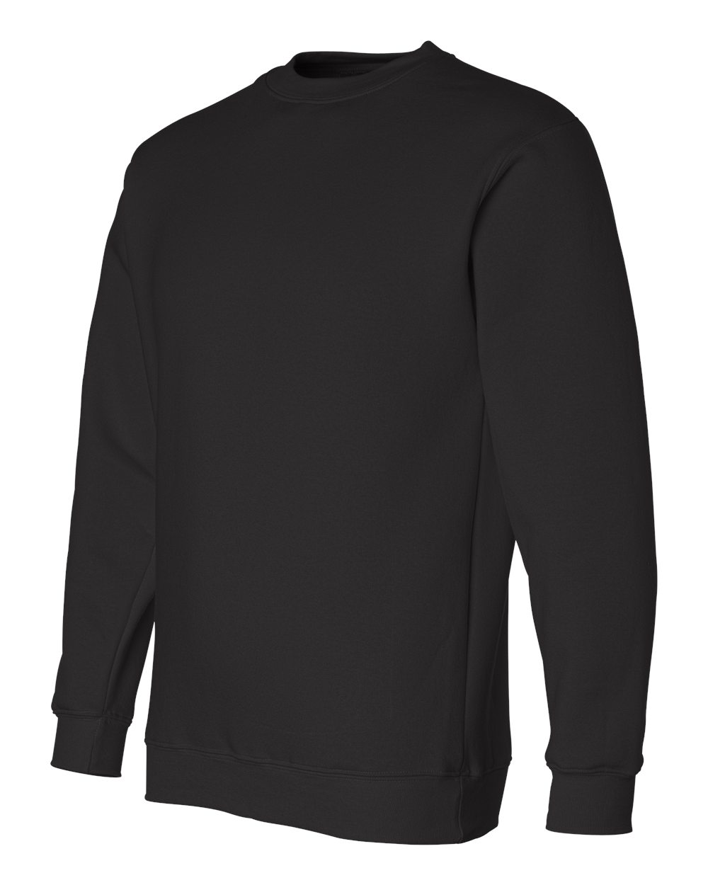 Black USA-Made Crewneck Sweatshirt - 1102
