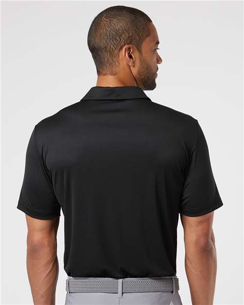 Black/ White 3-Stripes Chest Polo - A324