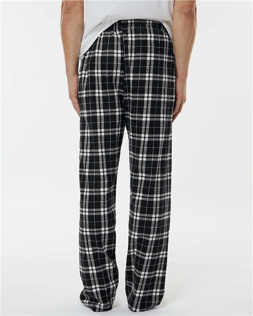Black/ White Harley Flannel Pants - BM6624