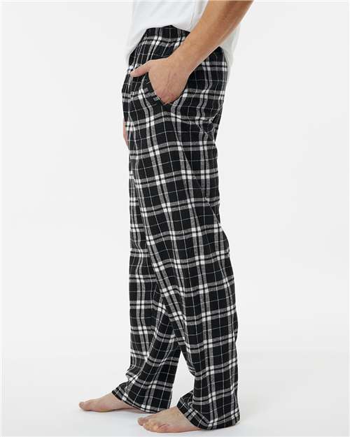 Black/ White Harley Flannel Pants - BM6624
