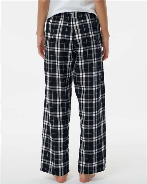 Black/ White Youth Flannel Pants - BY6624