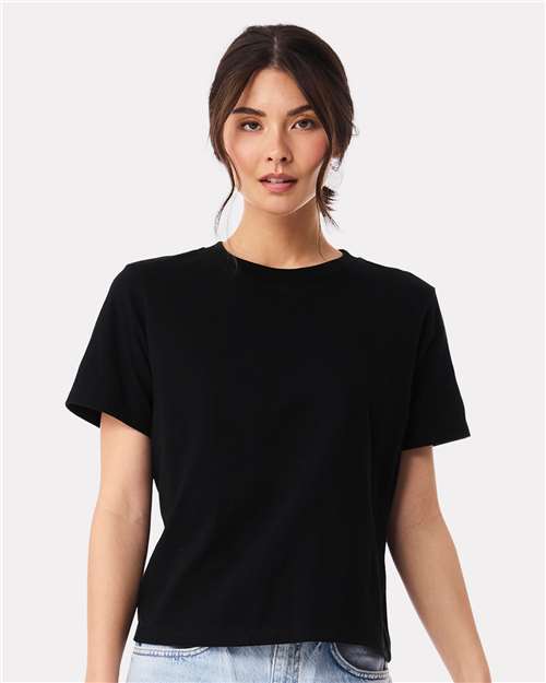 Black Women's 6 oz Heavyweight Tee - 6110