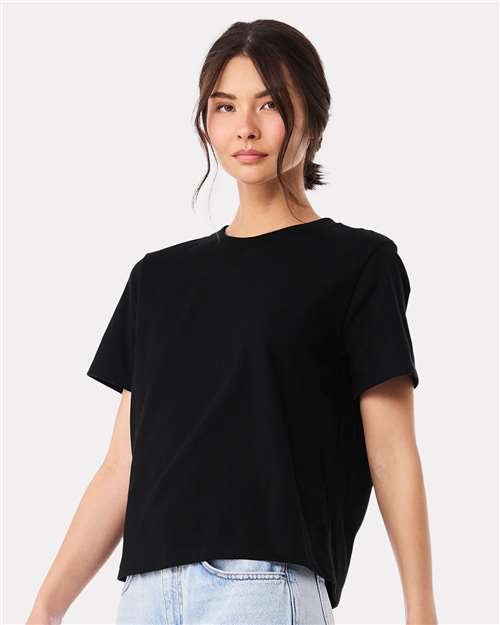 Black Women's 6 oz Heavyweight Tee - 6110