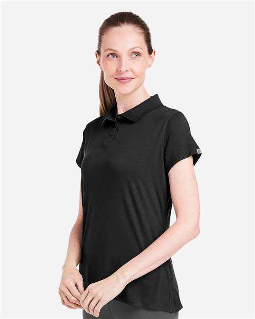 Black Women's Air Lightweight Polo - TW938