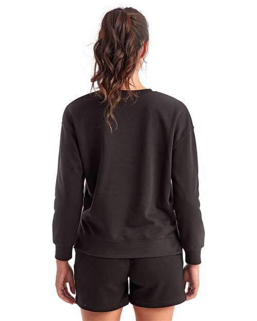 Black Women's Billie Side-Zip Sweatshirt - TD600