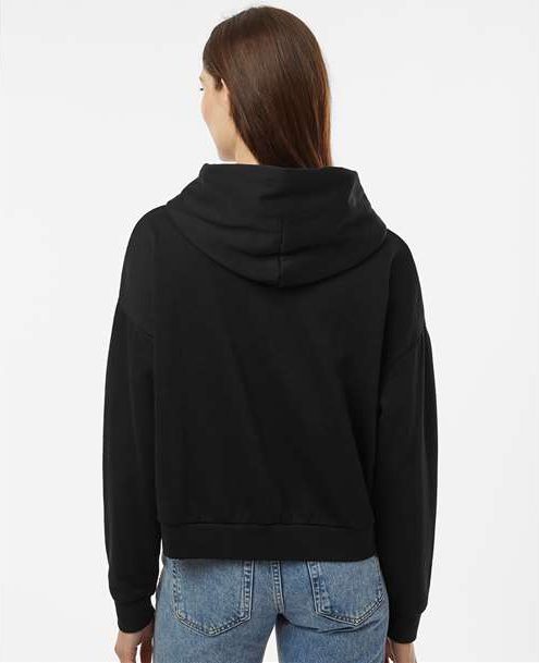 Black Women's California Wave Wash Sunday Hooded Sweatshirt - PRM2600