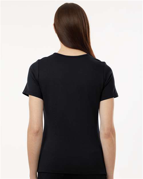 Black Women's Cesi Ultrasoft Scrub V-Neck Top - W30003