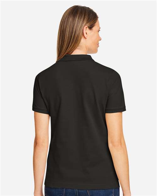Black Women's Cotton Polo - M200W