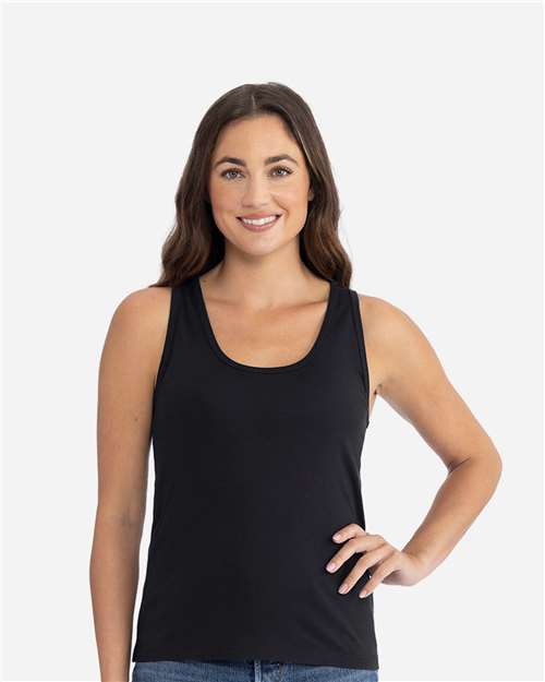Black Women's Cotton Tank - 3933