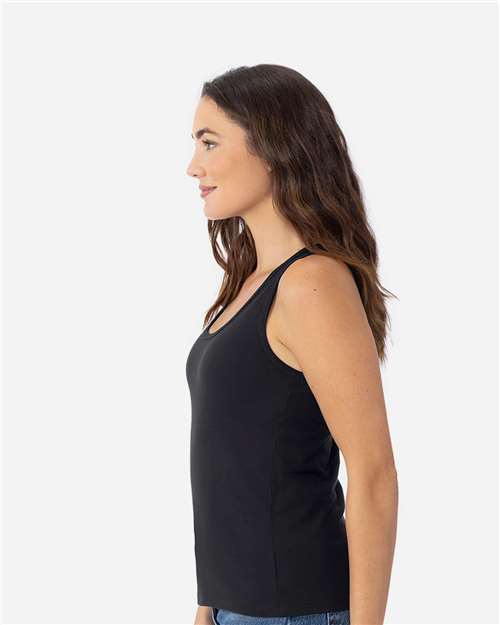 Black Women's Cotton Tank - 3933