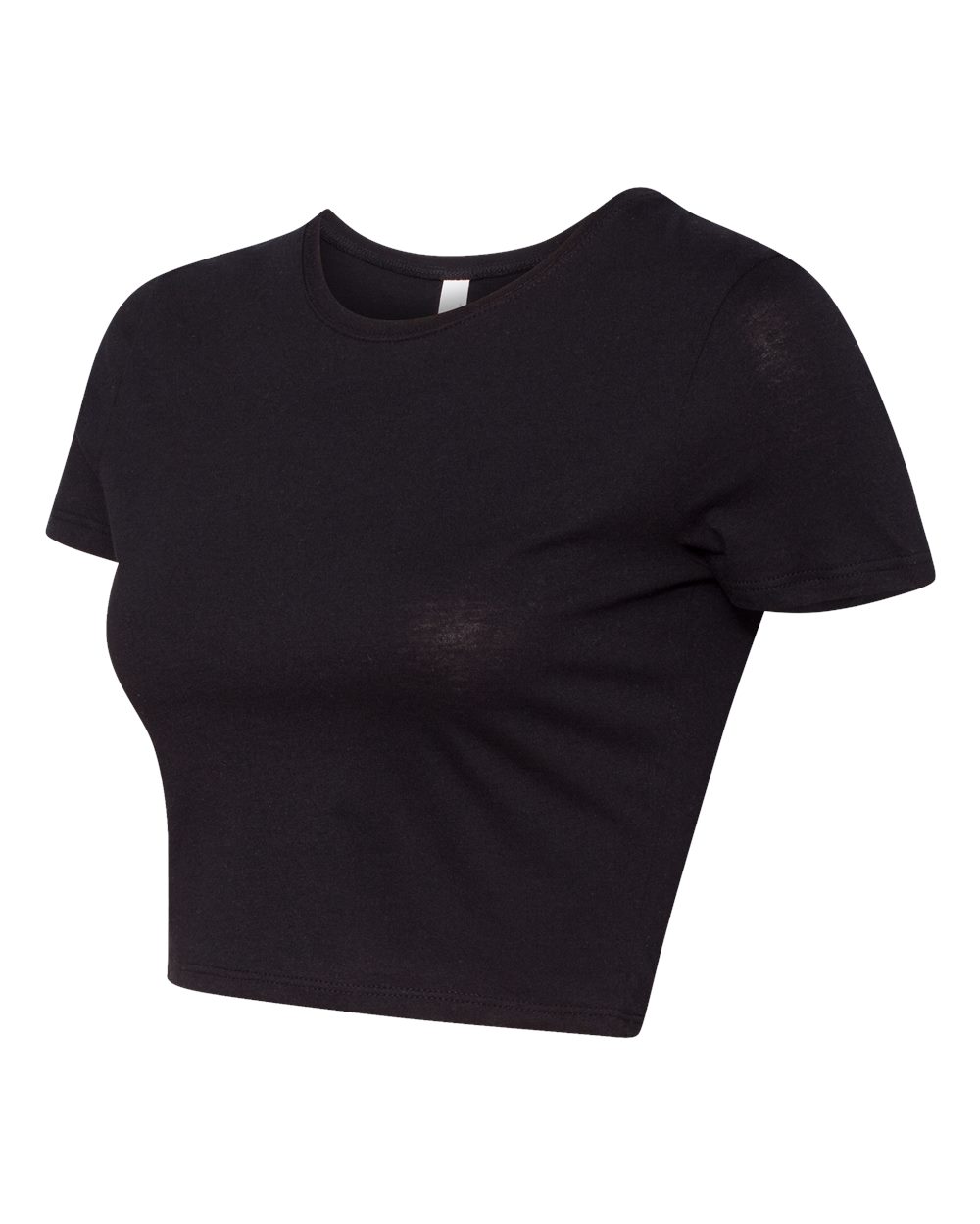 Black Women’s Crop Tee - 6681