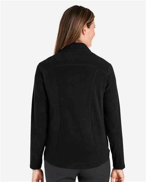 Black Women's CrownLux Performance® Fleece Full-Zip Jacket - DG730W