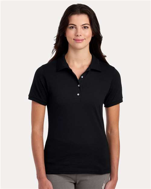 Black Women's Dri-Power® Polo - 437F