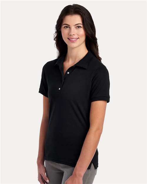Black Women's Dri-Power® Polo - 437F