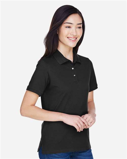 Black Women's Easy Blend Polo - M265W
