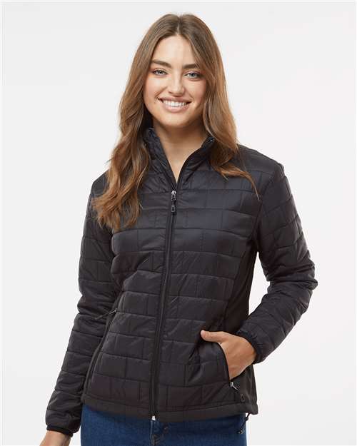 Black Women's Element Puffer Jacket - 5713