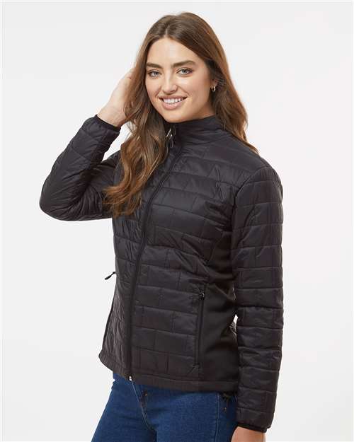 Black Women's Element Puffer Jacket - 5713