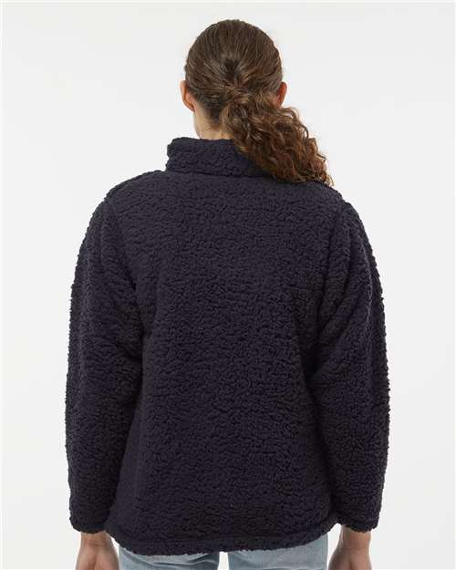 Black Women’s Epic Sherpa Quarter-Zip Pullover - 8451