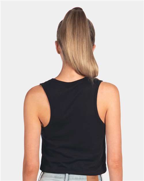 Black Women's Festival Crop Tank - 5083