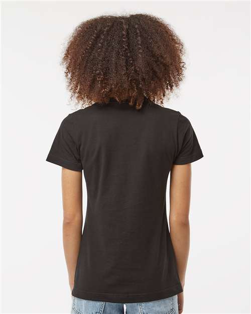Black Women's Fine Jersey Classic Fit T-Shirt - 216