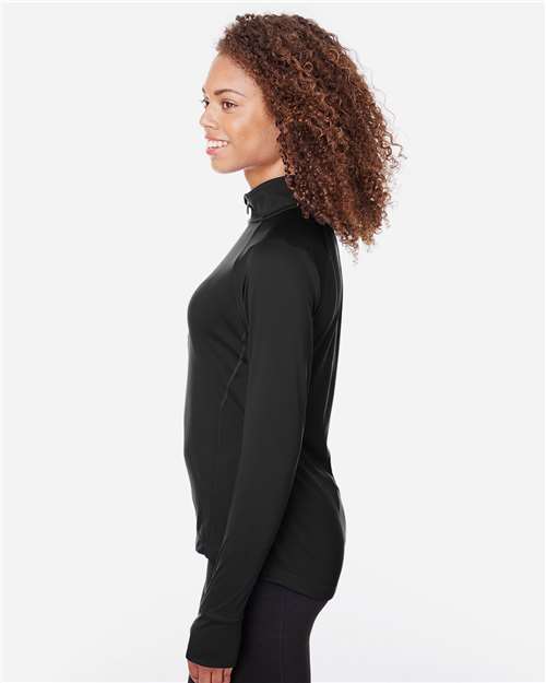 Black Women's Freestyle Half-Zip Pullover - S16798