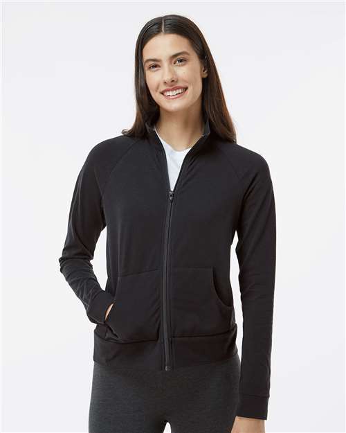 Black Women’s Full-Zip Practice Jacket - S89