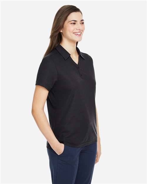 Black Women's Fusion ChromaSoft™ Pique Polo - CE112W