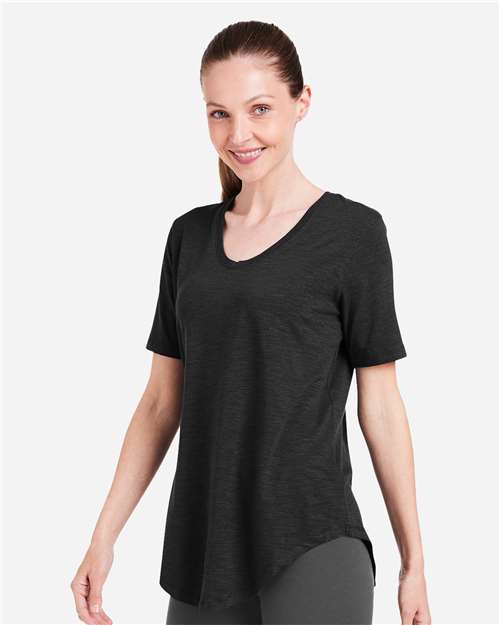 Black Women's Longline T-Shirt - TW668S