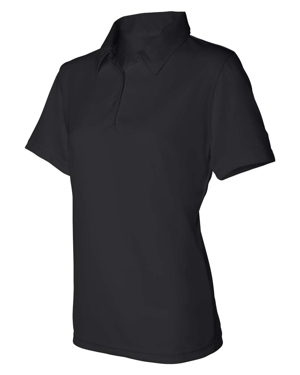 Black Women's Moisture Free Mesh Polo - 5469