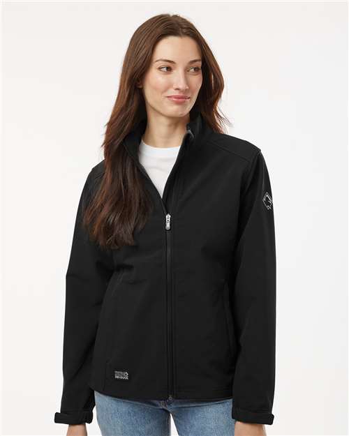 Black Women's Motion Soft Shell Jacket - 9416