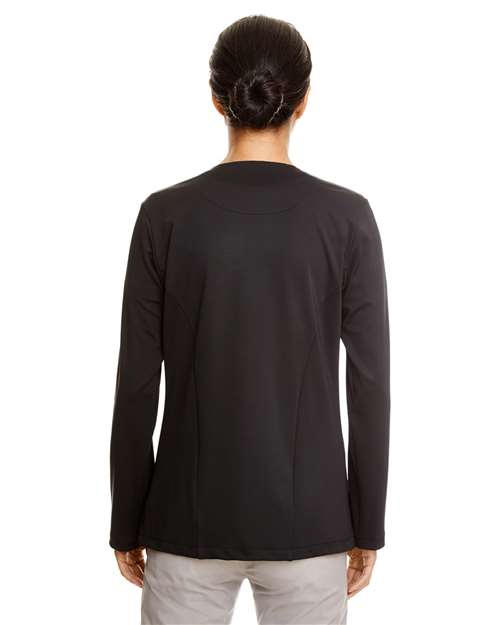 Black Women's Perfect Fit™ Draped Open Blazer - DP465W